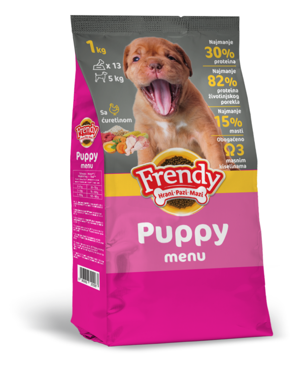 Frendy Puppy Menu – potpuna hrana za štenad - Frendy
