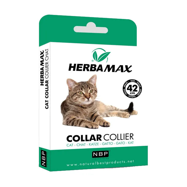Herba Max ogrlica protiv buva i krpelja za mačke – 42cm