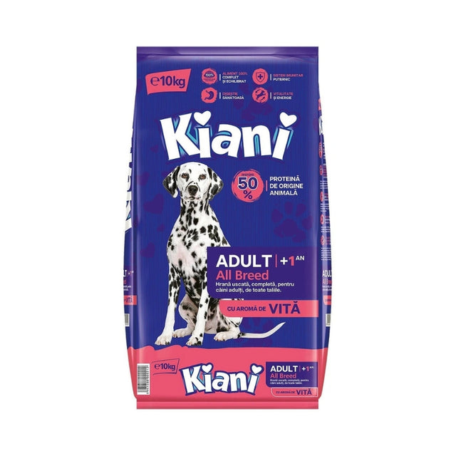 Kiani suva kompletna hrana za odrasle pse – govedina - Kiani