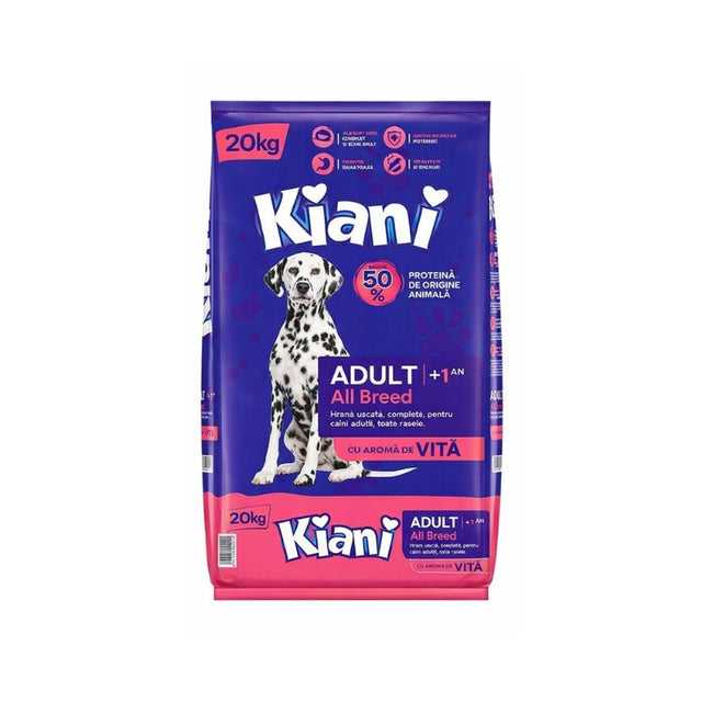 Kiani suva kompletna hrana za odrasle pse – govedina - Kiani