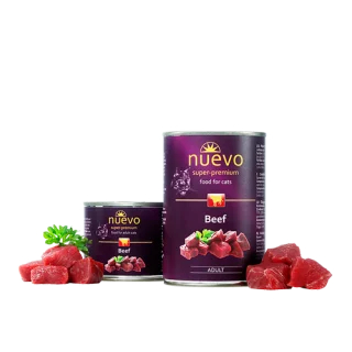 Nuevo super-premium konzervirana hrana za mačke - piletina i škampi, junetina (beef) i jagnjetina (lamb) - Nuevo