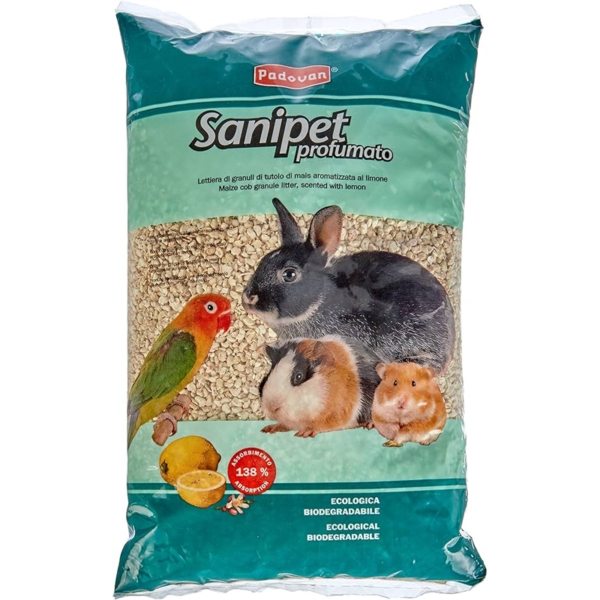 Padovan Sanipet Profumato podloga za male životinje 4L – mirisna prostirka za kavez - Džambo