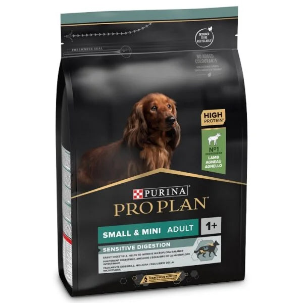 PURINA PRO PLAN – SMALL & MINI ADULT (SENSITIVE DIGESTION) - suva hrana za pse sa jagnjetinom