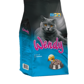 Wendy – potpuna hrana za mačke sa ukusom lososa (1 kg i 10 kg) - Wendy