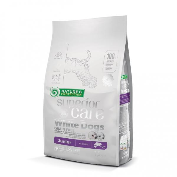 White Dog Grain Free hrana za pse – losos za štence 1.5kg - Nature’s Protection