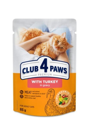 C4P sos za mačke – ćuretina 85g - CLUB 4 PAWS