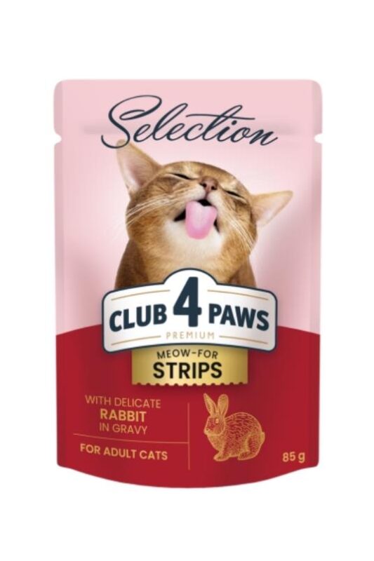 C4P sos za mačke – file zečetine 85g - CLUB 4 PAWS