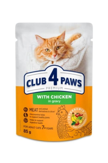 C4P sos za mačke – piletina 85g - CLUB 4 PAWS