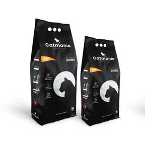 Catmania posip za mačke – grudvajući, pomorandža (5l, bentonit) - Catmania