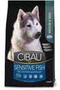 CIBAU Fish Med & Maxi Sensitive – suva hrana za odrasle pse srednjih i velikih rasa - CIBAU