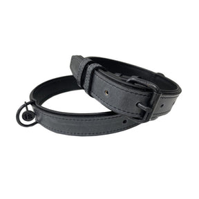 Old Stuff kožna ogrlica za pse – crna, retro stil i izdržljivost - Džambo