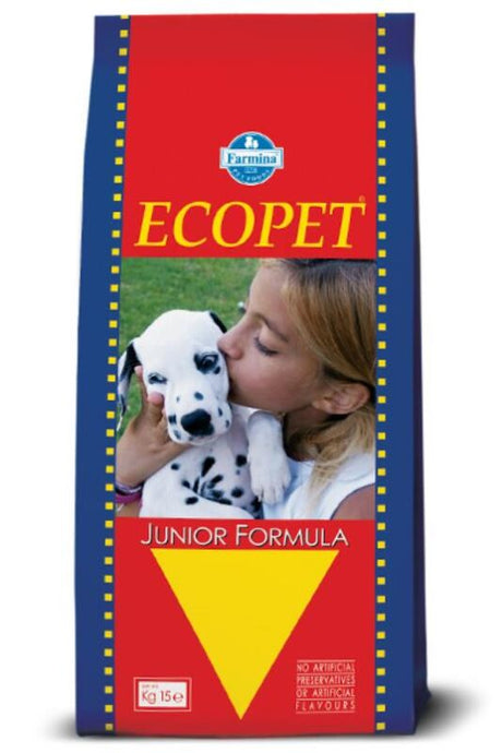 FARMINA ECOPET Junior 15kg / 18kg – kompletna suva hrana za štence svih rasa - ECOPET