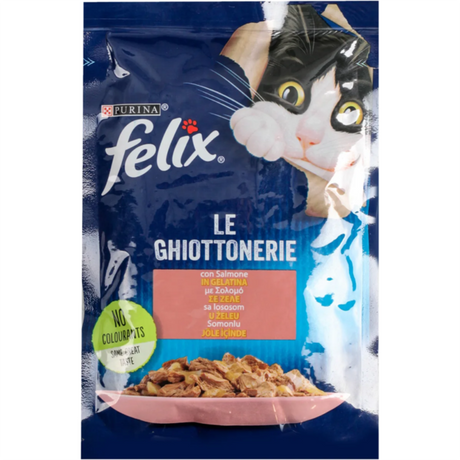 Felix Le Ghiottonerie kesica za mačke – losos u želeu (85g) - Džambo