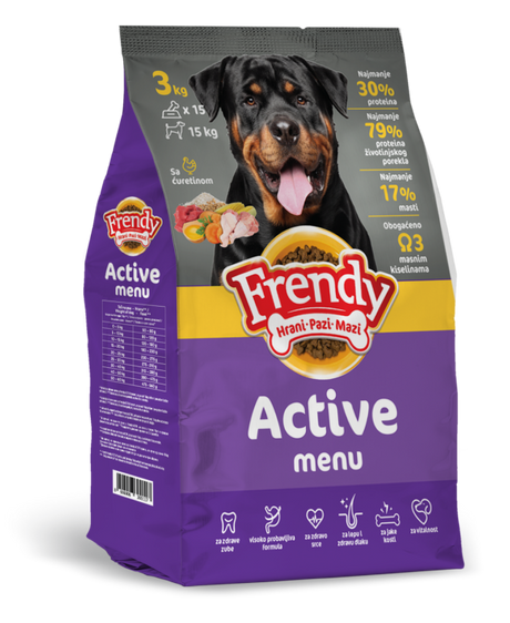 Frendy Active Menu – potpuna hrana za aktivne pse - Frendy