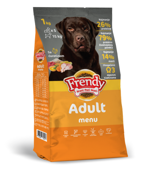 Frendy Adult Menu – potpuna hrana za odrasle pse - Frendy