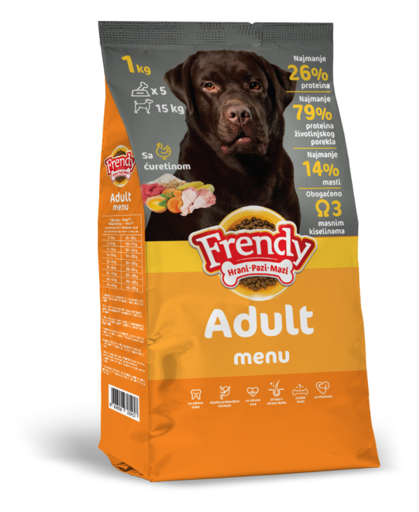 Frendy Adult Menu – potpuna hrana za odrasle pse - Frendy