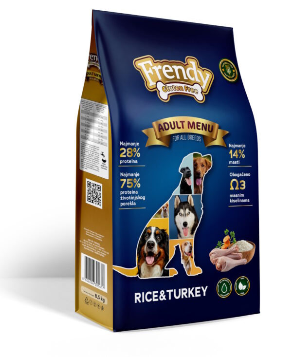 Frendy Premium – Bezglutenska hrana za odrasle pse 8,5kg - Džambo