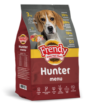 Frendy Hunter Menu – premium hrana za pse (3kg, 10kg, 20kg) - Frendy