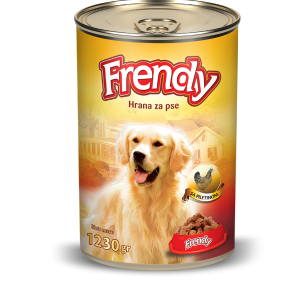 Frendy konzerva sa piletinom 1230g – vlažna hrana za pse - Frendy