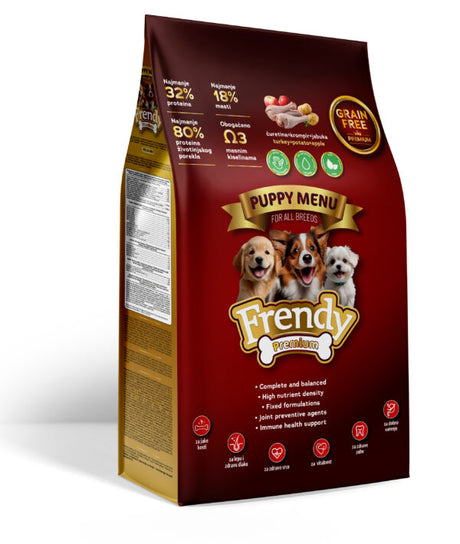 Frendy Premium – Grain Free Puppy Menu 5kg - Frendy