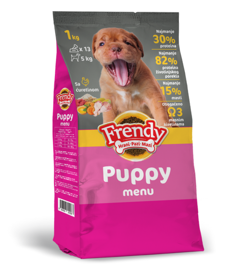 Frendy Puppy Menu – potpuna hrana za štenad - Frendy