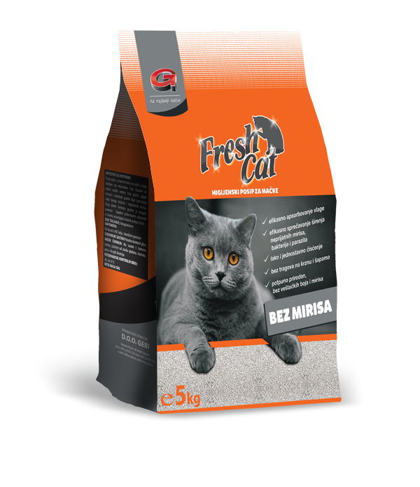 Fresh Cat pesak za mačke 5kg - Džambo