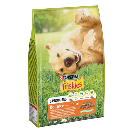Friskies BALANCE Piletina, Govedina i Povrće 500g – suva hrana za pse - PURINA