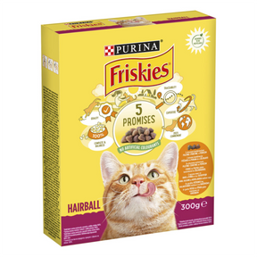 Friskies Hairball briketi za mačke – piletina i ćuretina sa povrćem (300g) - PURINA