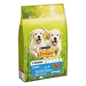 Friskies JUNIOR Piletina i Povrće 500 g – suva hrana za štence - PURINA