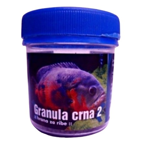 Dinapet hrana za ribe Granula Crna 2 60 ml – visokokvalitetna hrana za akvarijumske ribe - Džambo