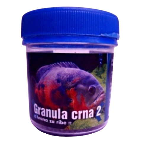 Dinapet hrana za ribe Granula Crna 2 60 ml – visokokvalitetna hrana za akvarijumske ribe - Džambo