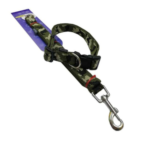 Komplet Green Camouflage – Povodac i okovratnik za pse - Džambo