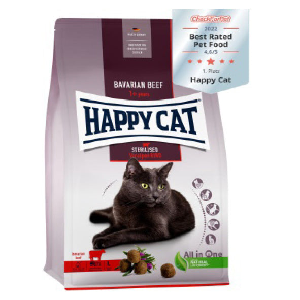 Happy Cat hrana za sterilizovane mačke – govedina 10kg - Happy Cat