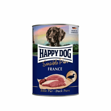 HAPPY DOG France konzerva – pačetina 400g - Džambo