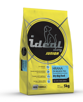 Ideal Dog Junior 5 kg – kompletna suva hrana za štence - Ideal dog