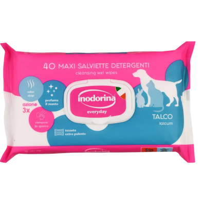 Inodorina vlažne maramice za pse i mačke – 40 kom - Inodorina