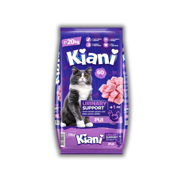 Kiani suva kompletna hrana za odrasle mačke – piletina 20kg