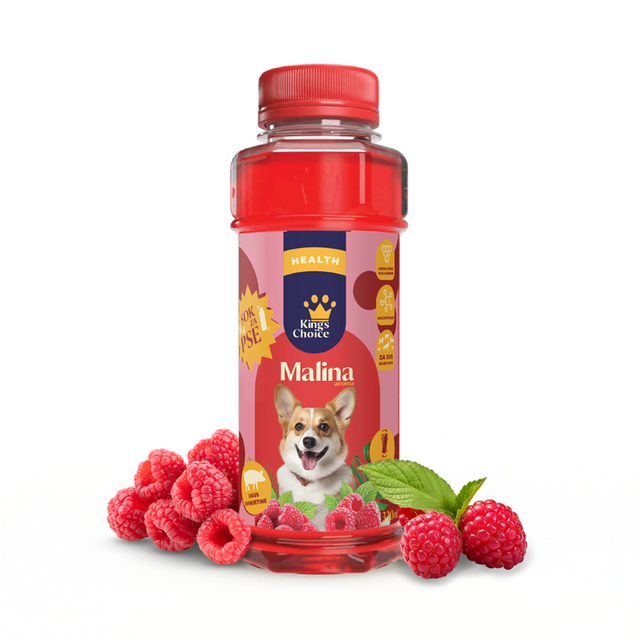Kings Choice – Sok za pse, Malina 330ml