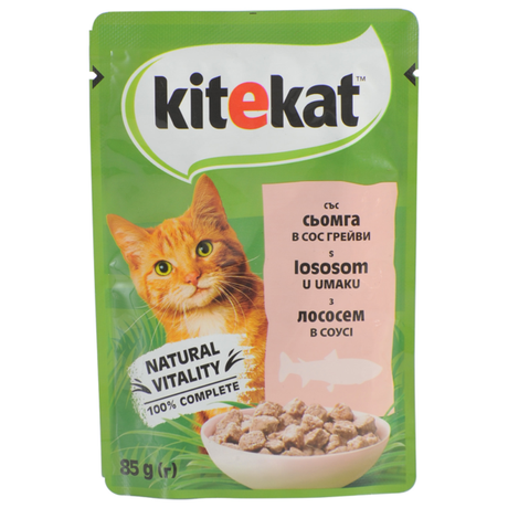 Kitekat kesica – losos u sosu (85g) - KITEKAT