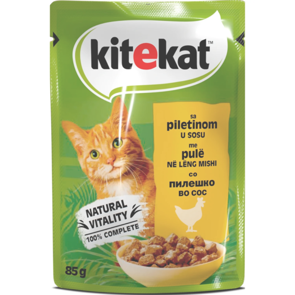 Kitekat kesica – piletina u sosu (85g) - KITEKAT