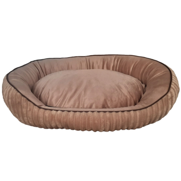 Krevet Softy M 50×70/17 – kapucino, udoban krevet za pse srednje veličine - Džambo