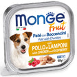 Monge Fruit pašteta za odrasle pse 100g – piletina i malina - Monge