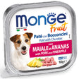 Monge Fruit pašteta za odrasle pse 100g – svinjetina i ananas - Monge