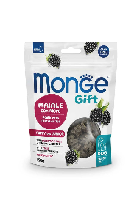 Monge Gift Puppy & Junior – svinjetina sa kupinama 150g - Monge