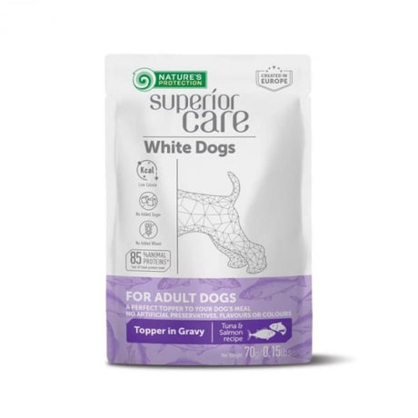 Nature’s Protection White Dog vlažna hrana za pse – tuna i losos 70g - Nature’s Protection