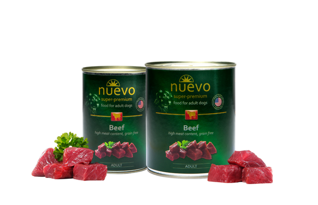 Nuevo super-premium konzervirana hrana za pse 400g - piletina, junetina ili jagnjetina - Nuevo