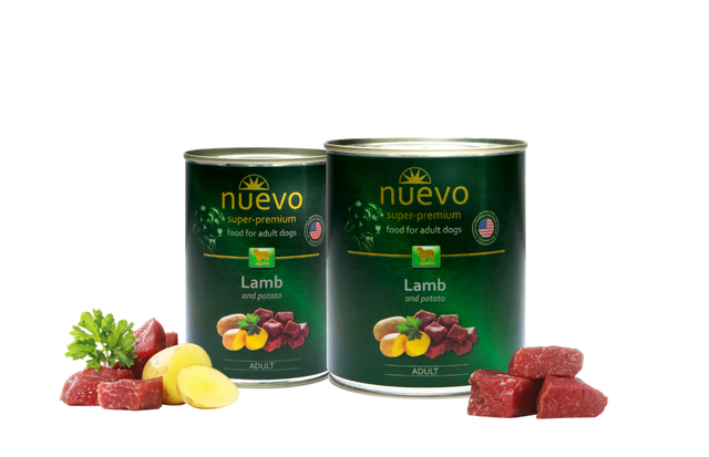 Nuevo super-premium konzervirana hrana za pse 400g - piletina, junetina ili jagnjetina - Nuevo