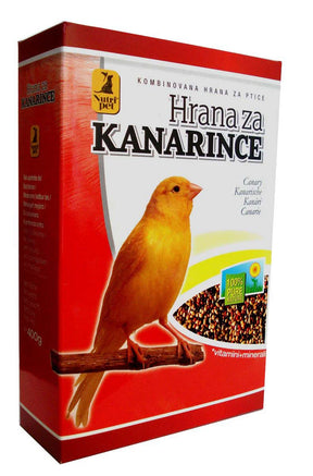 Nutri Pet hrana za kanarince 400g – kompletna hrana za kanarince - Nutripet