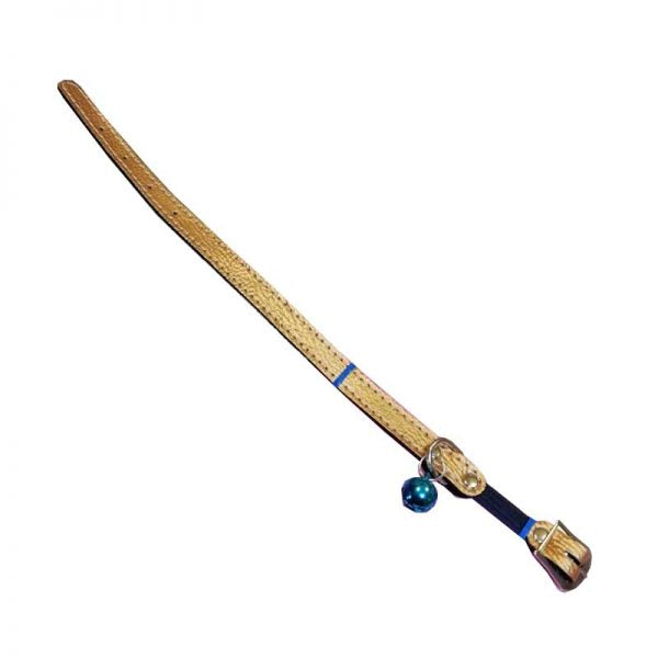 Ogrlica Metallic Bronze za mačke sa zvončićem (12×300mm, 50g)