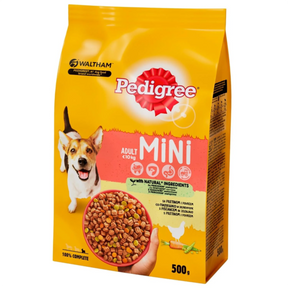 Pedigree Adult Mini Piletina i Povrće 500 g – suva hrana za male pse - PEDIGREE